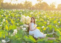 White lotus and young vietnamese